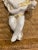 Vintage White & Gold Ceramic Cherub Angel Playing Guitar For Sale - Image 4 of 6