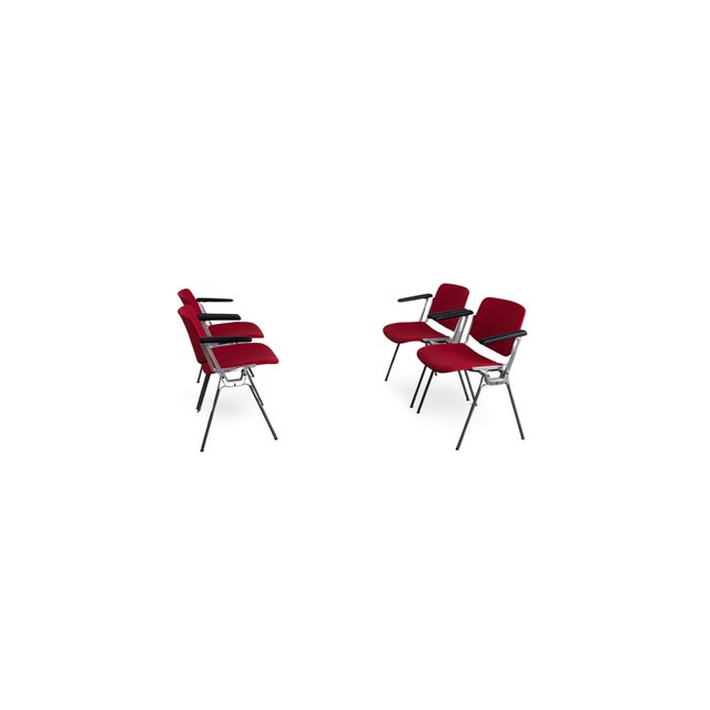 Chairs by Giancarlo Piretti for Castelli, Set of 4 For Sale - Image 5 of 13
