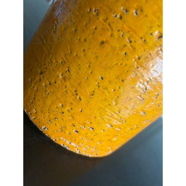 Ceramic Orange Ceramic Pot in the style of Georges Jouve, 1950s For Sale - Image 7 of 10