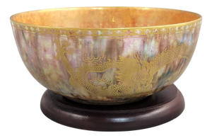 Antique Lustre Dragon Bowl by Daisy Makeig-Jones for Wedgwood, 1915