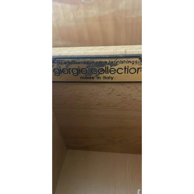 This piece was made by the Giorgio Collection, an Italian high-end design company. It includes exotic woods such as...