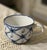 1970s Set of 5 Centrum Cxm4 Blue Floral Chinese Porcelain Large Cappuccino Mugs For Sale - Image 9 of 10