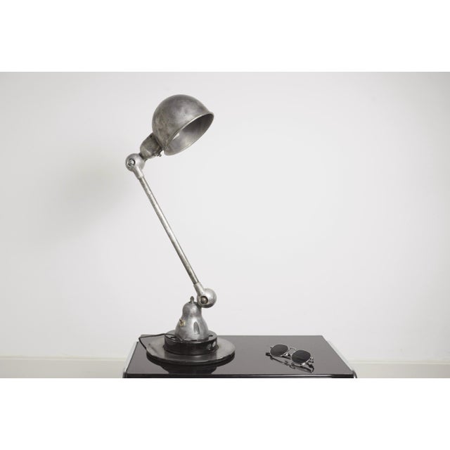 Metal Industrial Chrome Desk Lamp from Jieldé, 1950s For Sale - Image 7 of 18