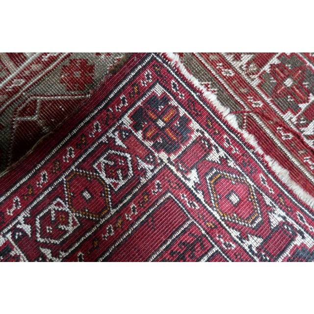 1920s, Antique Turkish Konya Handmade Prayer Rug 3 X 4 For Sale In New York - Image 6 of 11
