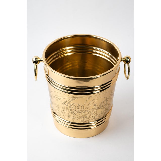 Vintage Brass Champagne Bucket, 1920s For Sale - Image 6 of 18