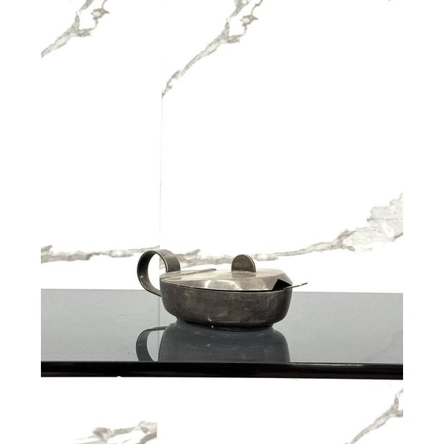 Gio Ponti Fratelli Calderoni 1930's Silver Sugar Bowl. Silver-plated nickel silver plated frame Measurements : Height 6cm...