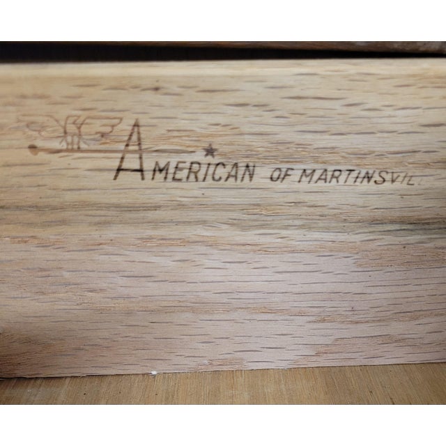 Brown 1964 American of Martinville Gentleman's Chest by Merton Gershun For Sale - Image 8 of 9