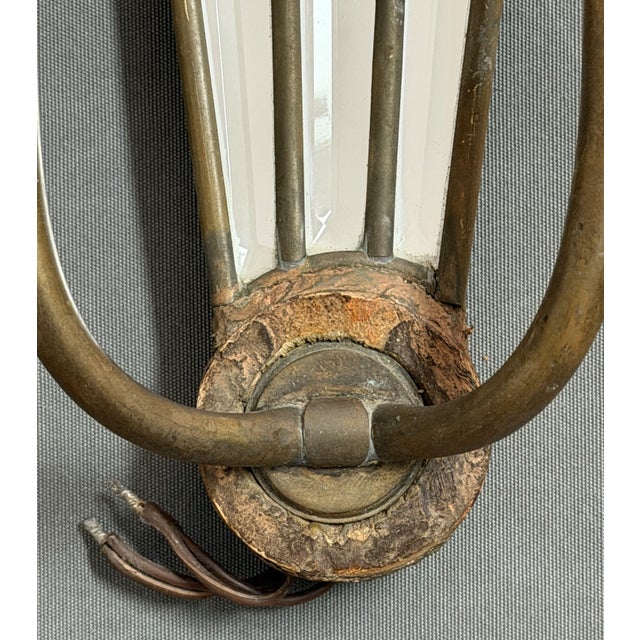 1960s Mid-Century Hollywood Regency Wall Sconces with Mirrors, 1960s, Set of 2 For Sale - Image 5 of 12