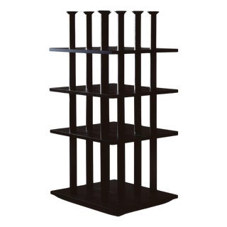 Black Wood Peristylo Shelves by Oscar Tusquets for Bd Barcelona, Set of 2 For Sale