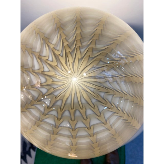 Early 21st Century Italian Table Lamp Murano Glass by SimoEng in Light Brown For Sale - Image 5 of 8