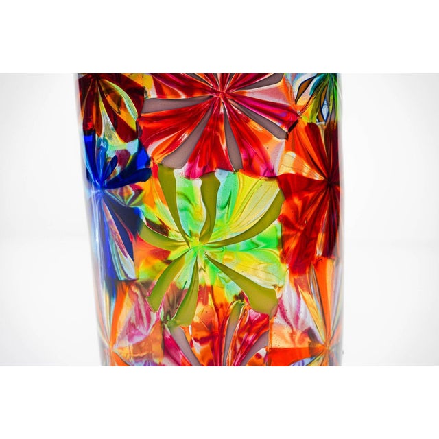 Stellato Murano Glass Vase in the style of Pollio Perelda for Fratelli Toso For Sale - Image 15 of 18