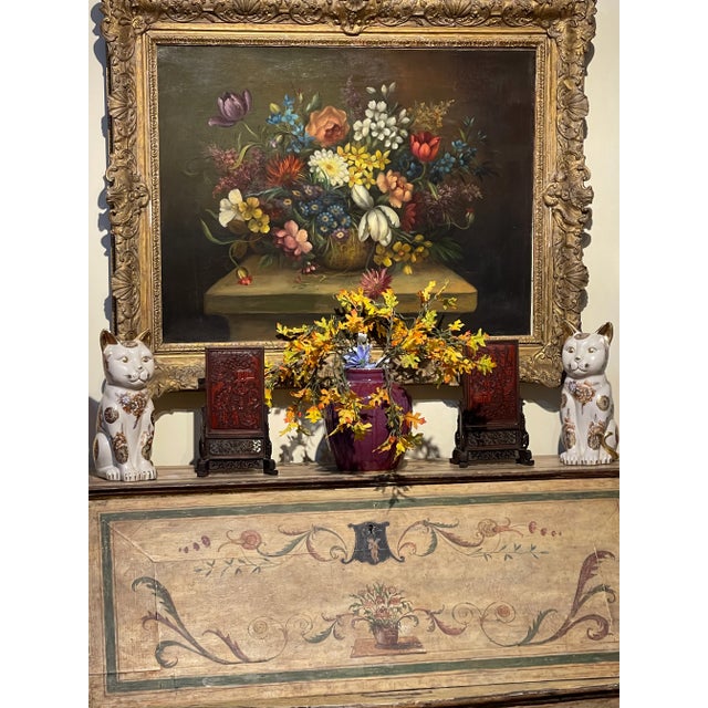 20th Century Italian Floral Painting For Sale - Image 12 of 12