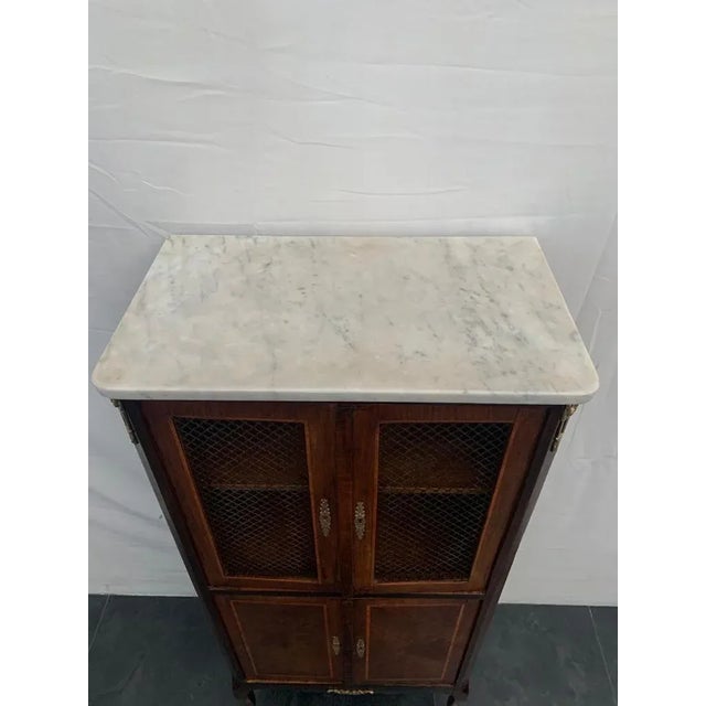 Napoleon III Cupboard with Cherry, Walnut, and Beech Veneers For Sale - Image 3 of 13