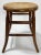 Traditional Antique Early 1900s Sprague Leg Bentwood Cane Top Stool For Sale - Image 3 of 8