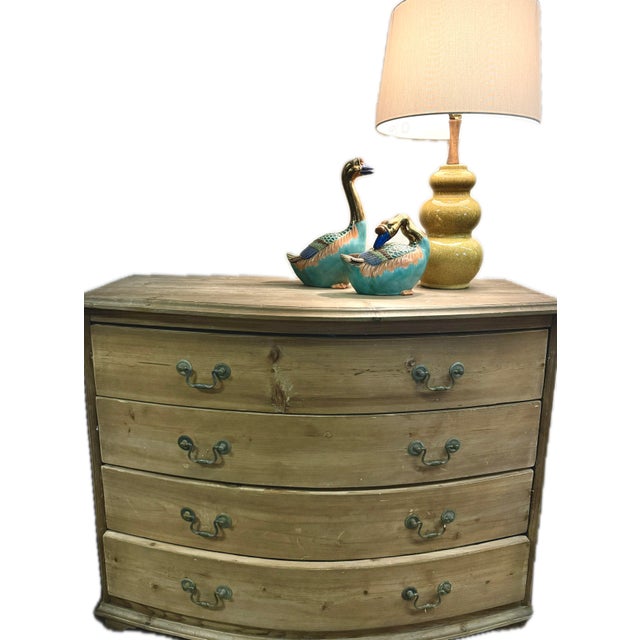 This beautiful pair of Japanese porcelain geese. Hand painted enamel in vibrant colors of melon, peach, turquoise. necks...