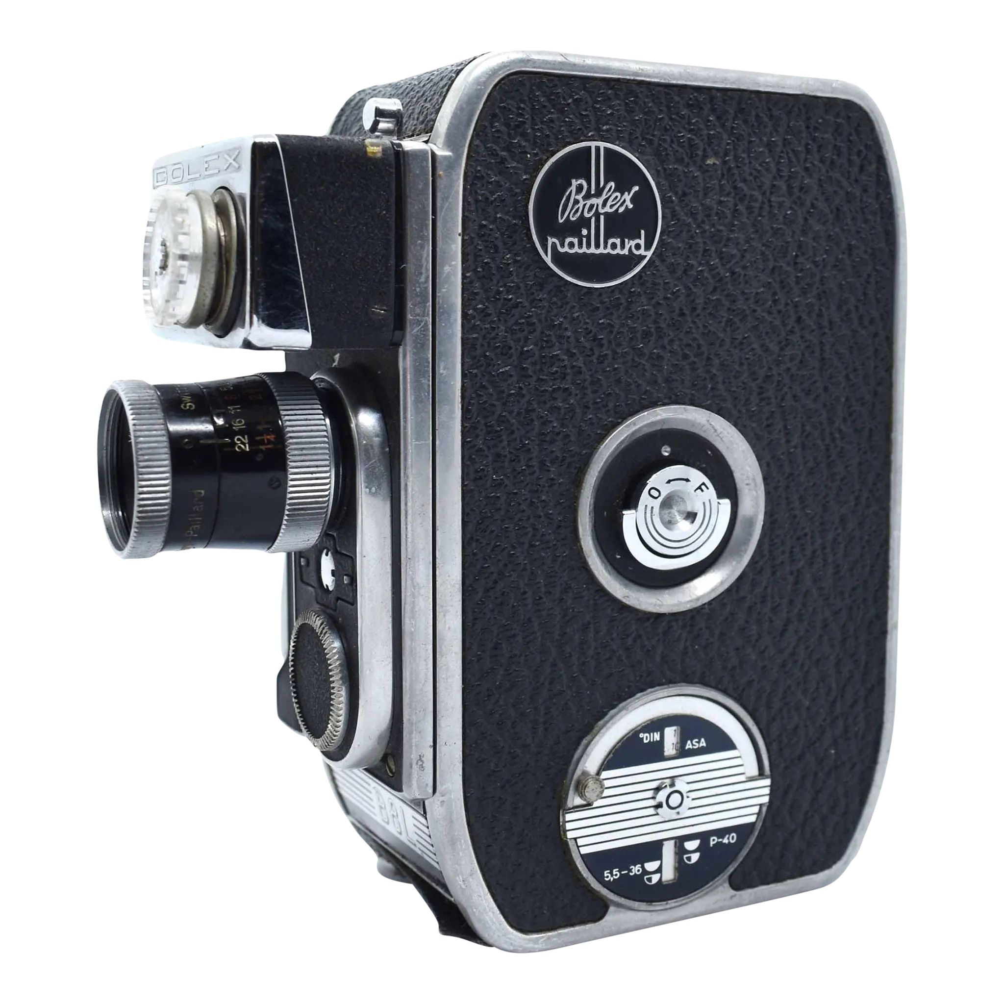 Mid 20th Century Paillard Bolex B8l 8mm Wind-Up Film Camera Made