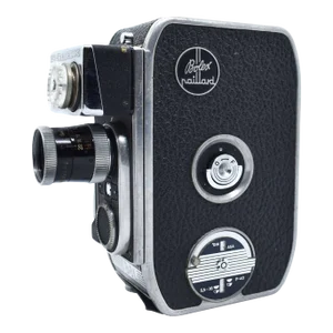 Mid 20th Century Paillard Bolex B8l 8mm Wind-Up Film Camera Made in Switzerland