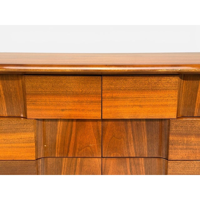 Wood Edmond J. Spence, Sculptural Dresser, Walnut, Sweden, 1950s For Sale - Image 7 of 13