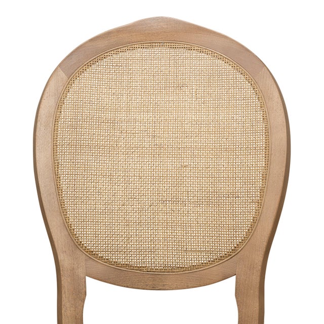 Louis XV Cane Back Dining Chairs in Driftwood, Sets of 2 For Sale In Raleigh - Image 6 of 11