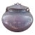 Large Contemporary Violet Flambé Glaze Lidded Statement Porcelain Vessel For Sale