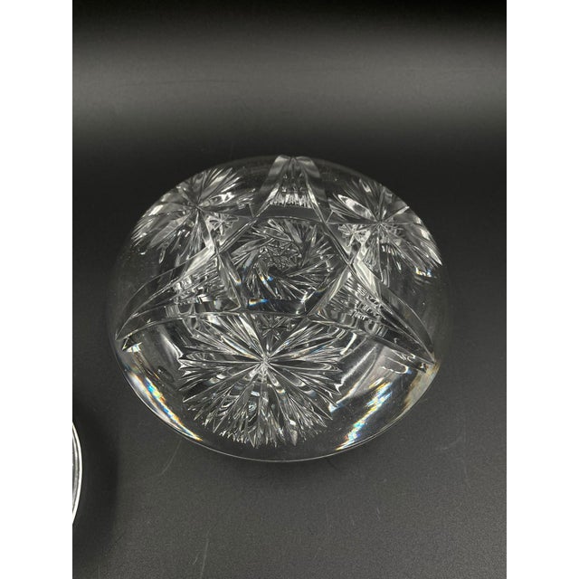 Crystal Butter Dish, 1972 For Sale - Image 10 of 13