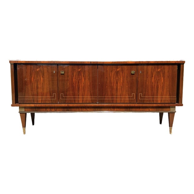 French Art Deco 1930's Macassar Ebony Sideboard For Sale