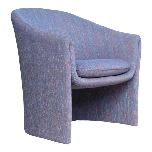 1980s Valdimir Kagan Biomorphic Freeform Armchair by Dunbar For Sale