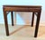 Drexel Heritage Chinese Chippendale Banded Mahogany Side Tables, Pair For Sale - Image 9 of 15