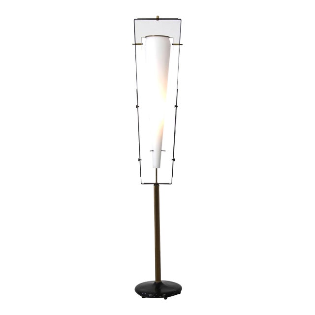 Vintage Floor Lamp by Gilardi & Barzaghi For Sale