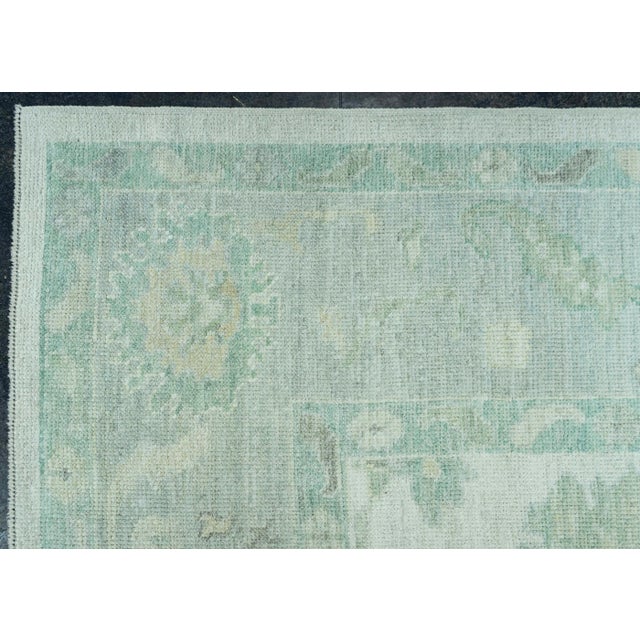 Turkish Oushak Rug 7'11" x 9'10" #19332 For Sale - Image 4 of 8