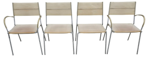 Vintage Italian Dining Chairs by Tito Agnoli for Piero Bonacina, 1990s, Set of 4