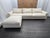 Wood Rh Lugano Modular 4-Piece Sectional | Italy | Down | Performance Linen Weave – Natural For Sale - Image 7 of 18