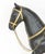 American Carousel Horse Form Weathervane, gilt and ebonized sheet metal. 55" H x 3" W x 20" D. Provenance: From a 500 Park...