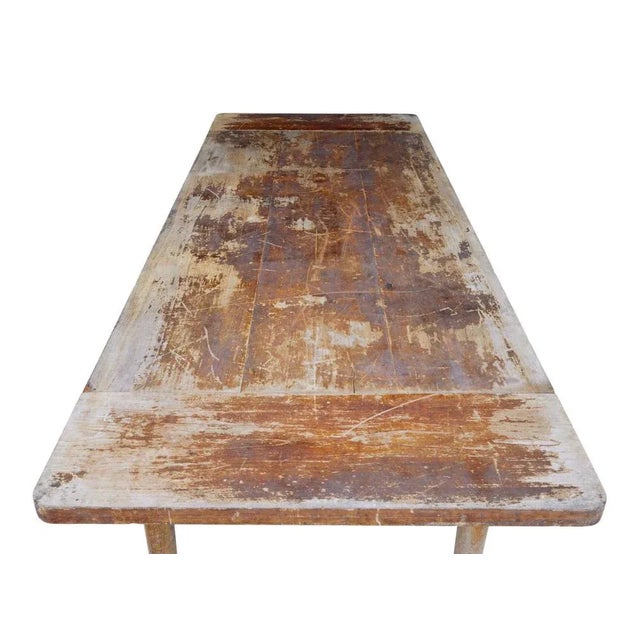 19th Century Burmese Painted Teak Village Table, 1890s For Sale - Image 5 of 10