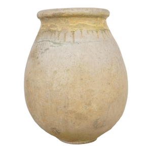 19th Century French Terra Cotta Biot Olive Jar 26.375 X 20.5 In.