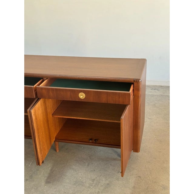 1960s Minimal Teak Credenza by Dscan, Attributed For Sale - Image 12 of 12