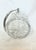 Vintage 1970s Silver Plate and Crystal Ice Bucket, Diamond Pattern, Swinging Handle For Sale In Los Angeles - Image 6 of 6