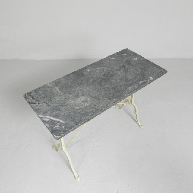 Garden Table with Marble Top, 1950s For Sale - Image 14 of 18