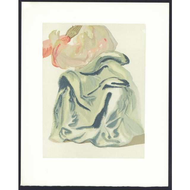 Original engraving from Salvador Dalí’s "The Divine Comedy" published by Editions d’Art Les Heures Claires, Paris, in...