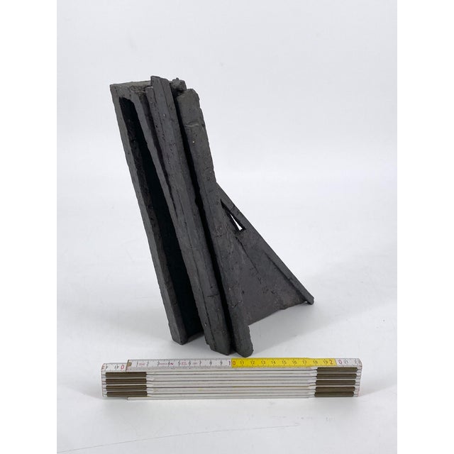 Gray Klaus Lehmann, Brutalist Sculpture, 1985, Ceramic For Sale - Image 8 of 13