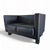 Moji Armchairs and 2-Seater Sofa in Black Leather by Shigeru Uchida for Poltrona Frau, Set of 5 For Sale - Image 11 of 18