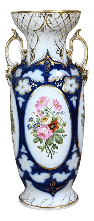 Antique Bayeux Porcelain Vase, 1800s