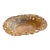 Vintage Italian Hollywood Regency Pierced Brass Oval Catchall Bowl For Sale