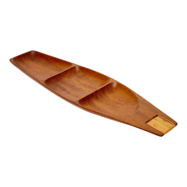 1960s Mid Century Modern Taverneau Collection Divided Tray by Arthur Umanoff For Sale