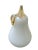 Gorgeous set of Murano handblown white Italian art glass pear and apple sculptures. They are not bookends, but decorative...