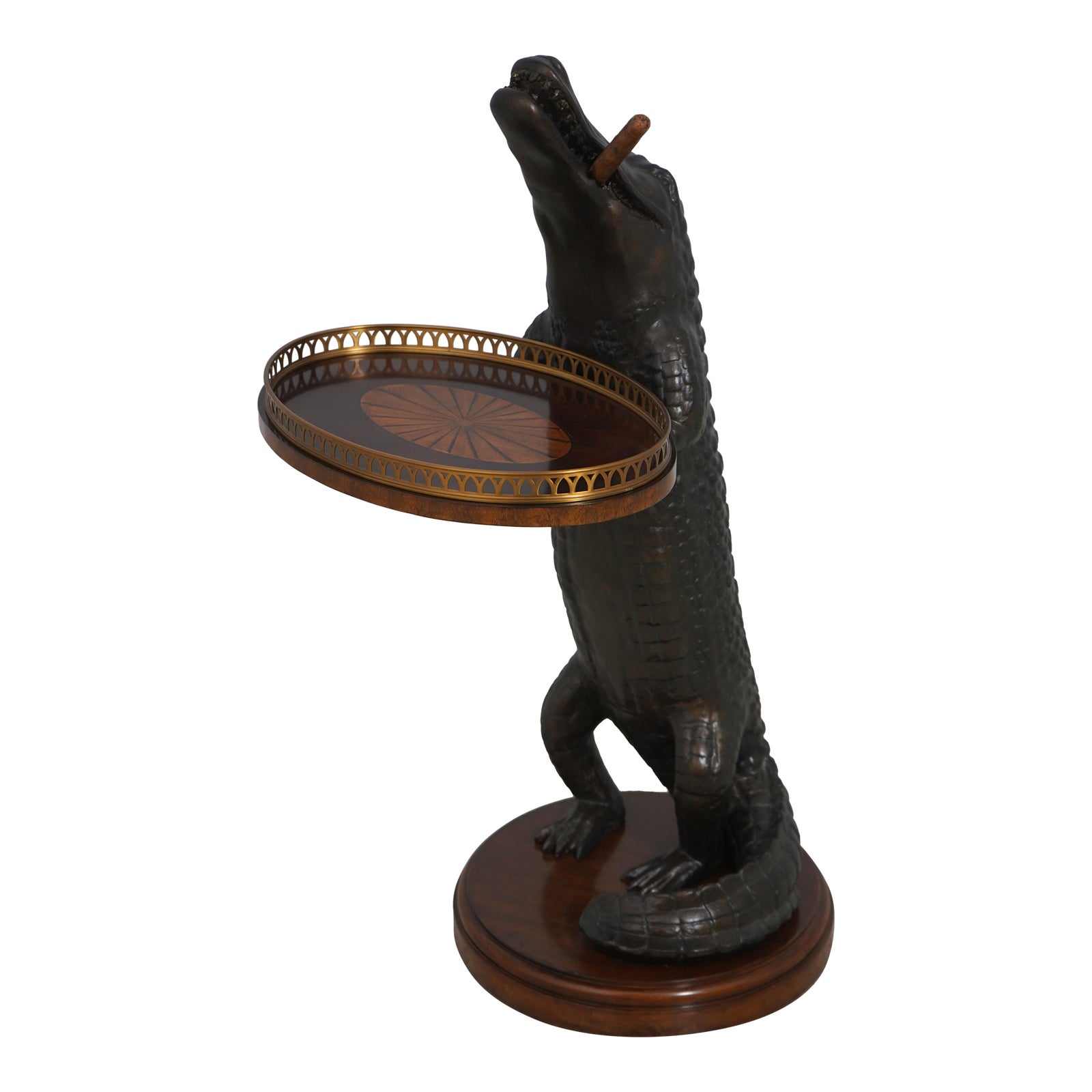 Maitland Smith Model 8109-30 Alligator Occasional Table | Chairish
