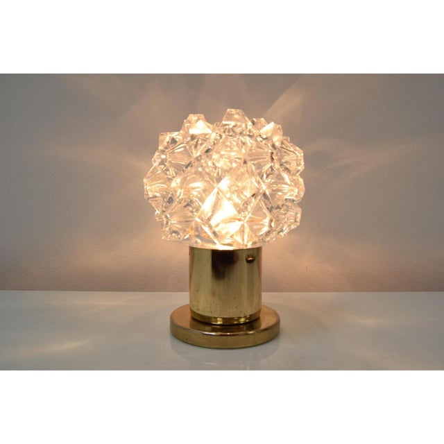 Gold Mid-Century Table or Wall Lamp by Kamenicky Senov, 1960s For Sale - Image 8 of 14