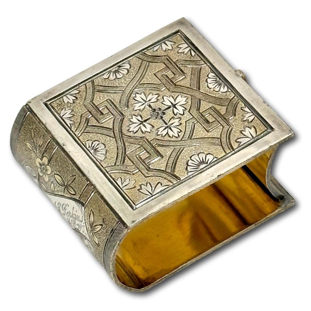 This is a Absolutely Beautiful, Unusual & Very Fine Quality Antique American Victorian Sterling Silver Napkin Rings. Circa...