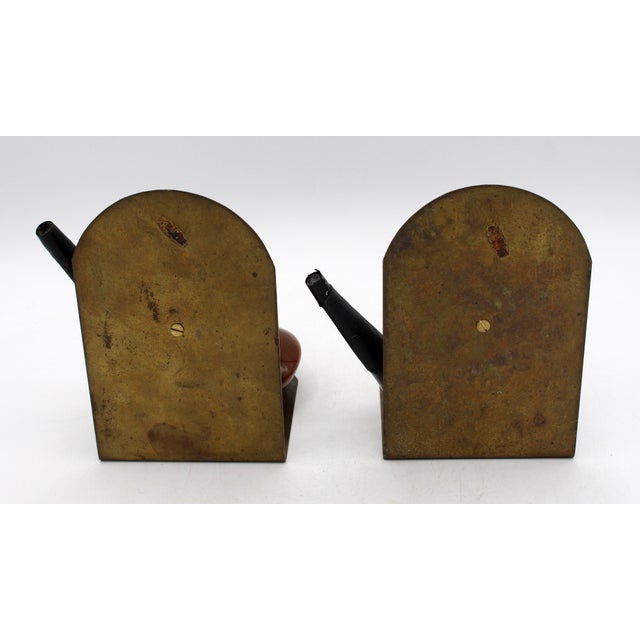 Pair of Vintage Golf Themed Bookends For Sale - Image 4 of 4