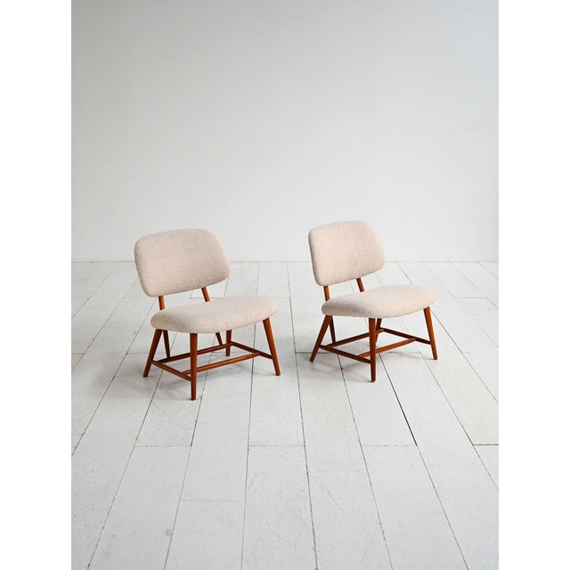 Teve Chairs from Alf Svensson, Sweden, 1950s, Set of 2 For Sale - Image 3 of 9